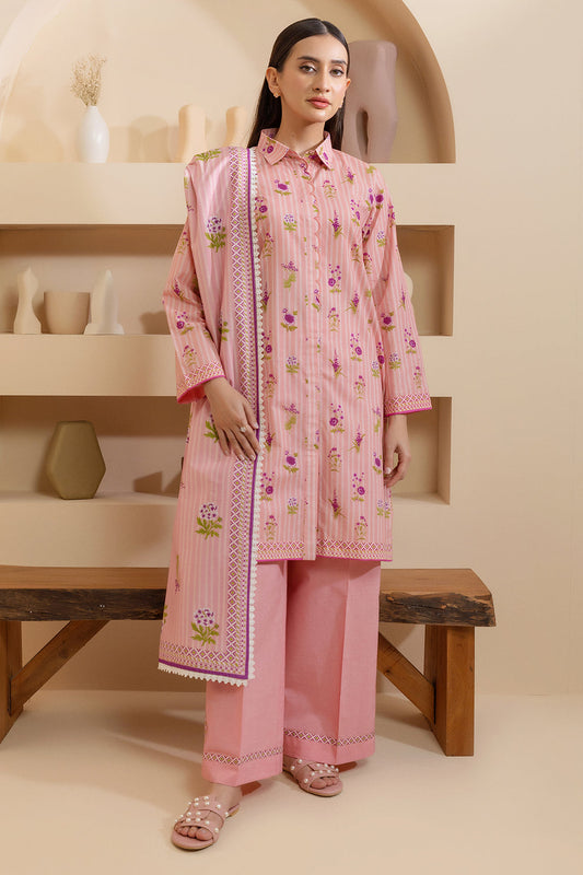 3 PC Printed Shirt Dupata Shalwar